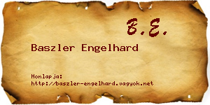 Baszler Engelhard névjegykártya